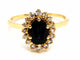 Bague 62 Bague Fleur Or jaune Saphir 58 Facettes 1696106CN