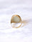 Bague chevalière talisman ancienne en or et calcédoine gravée d'une intaille orientale 58 Facettes