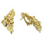 Boucles d'oreilles GILBERT ALBERT. Paire de boucles d’oreilles or jaune et diamants 58 Facettes