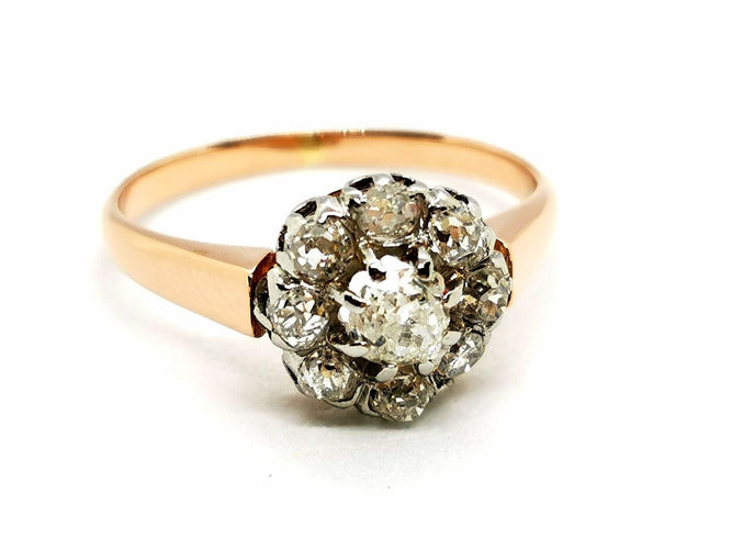 Bague 50 Bague Art déco Or rose Diamant 58 Facettes 1512560CN