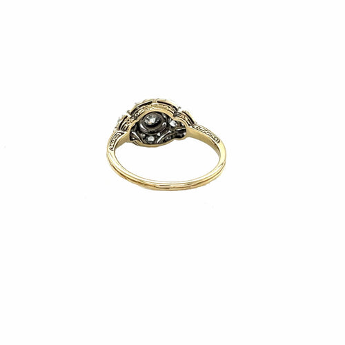 Bague 53 Bague filigrane Or Diamants 58 Facettes