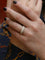 Bague Bague jonc vintage pavage diamants 58 Facettes J17