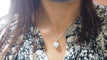 Collier Collier Cartier pendentif cœur, or blanc et diamants 58 Facettes 13807