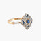 Bague 53 Bague Losange Saphirs Diamants 58 Facettes