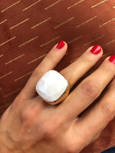 Bague Bague en or rose de la maison Pomellato,modèle Victoria 58 Facettes