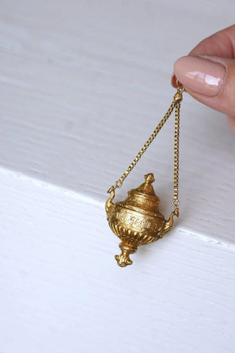 Pendentif Pendentif urne vinaigrette ancien 58 Facettes