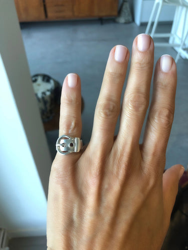 Bague Bague tank or jaune diamant et rubis 58 Facettes 0