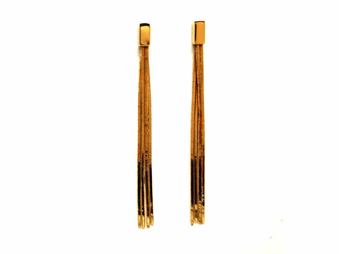 Boucles d'oreilles Boucles d'oreilles Pendantes Or jaune 58 Facettes 1599831CN