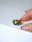 Bague jonc vintage en or jaune et mosaïque, Alain Clozeau 58 Facettes