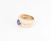 Bague Bague jonc or jaune saphir et diamant 58 Facettes 0
