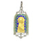 Pendentif Médaille Marie vintage Diamants et émail plique-à-jour 58 Facettes 23191-0420