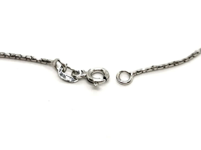 Collier Collier Maille serpentine Or blanc 58 Facettes 1660417CN