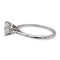 Bague 55 Bague Solitaire Or blanc Diamant 58 Facettes 2621604CN