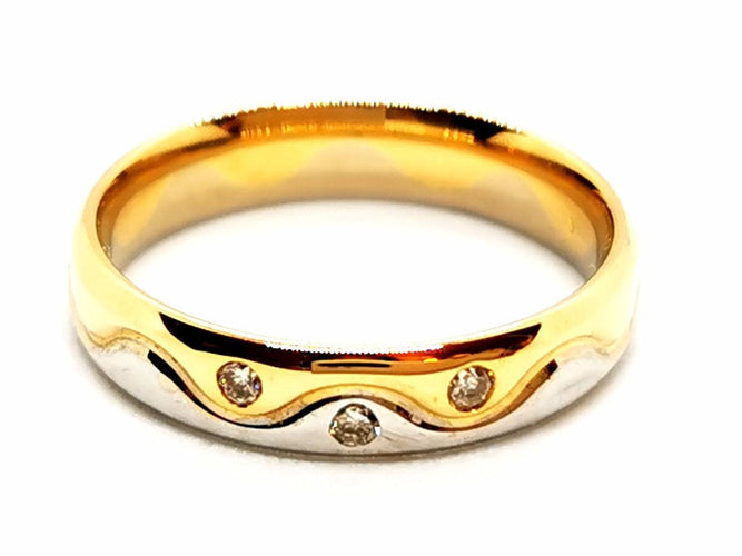 Bague 49.5 Bague Alliance Or jaune Diamant 58 Facettes 1719171CN