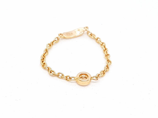 Bague 53 Bague Chaînette Or rose Diamant 58 Facettes 578689RV