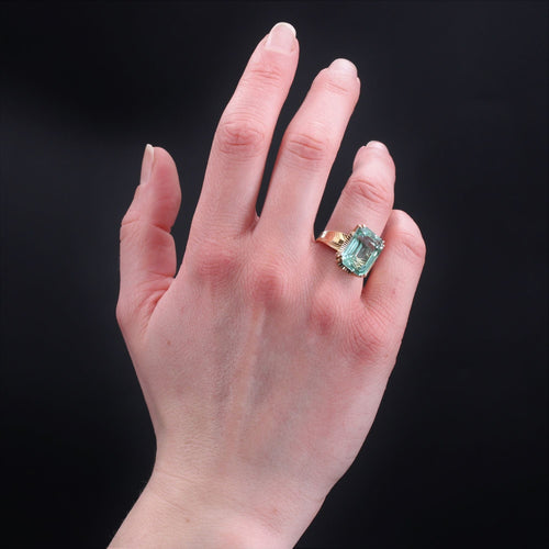 Bague 58 Bague ancienne béryl vert et or 58 Facettes 23-066
