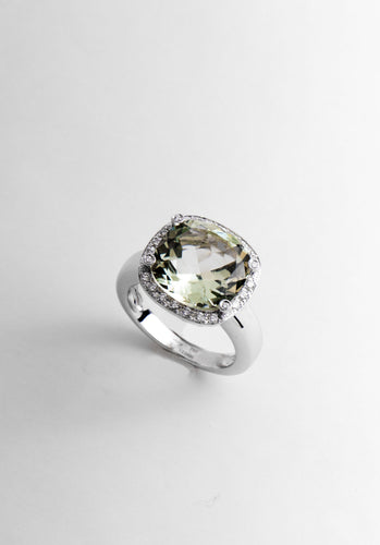 Bague 51 Bague POIRAY Filles Antik Or Blanc 750/1000 58 Facettes 64173-60502