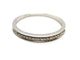 Bague 56 Bague Demie alliance Or blanc Diamant 58 Facettes 1178324CD