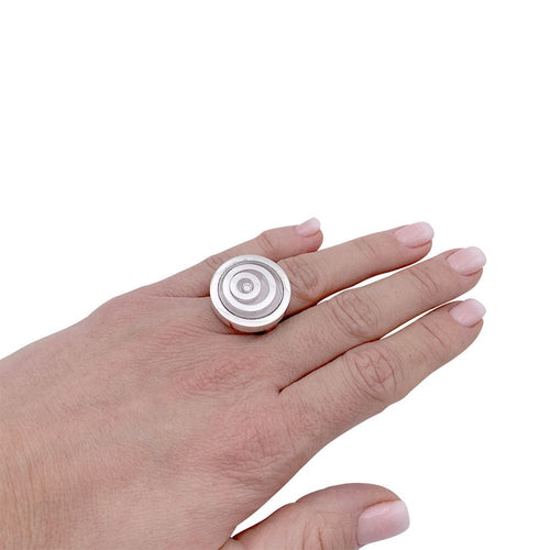 Bague 54 Bague Chopard, "Happy Spirit", or blanc, diamant. 58 Facettes 32181
