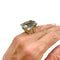Bague 53 Bague Christian Dior, "Miss Dior", en or jaune, béryl vert et diamants. 58 Facettes 31775