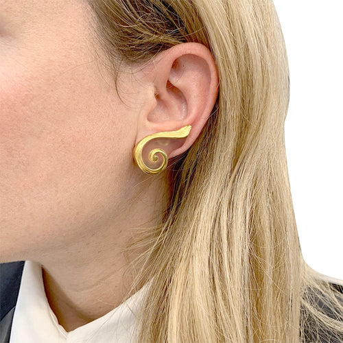 Boucles d'oreilles Boucles d'oreilles Lalaounis cristal de roche. 58 Facettes 32104