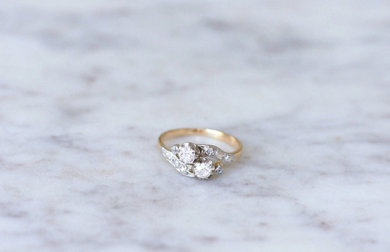 Bague Bague Toi et Moi diamants 58 Facettes