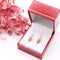 Boucles d'oreilles Dormeuses Art Déco Motif Hexagonal 58 Facettes