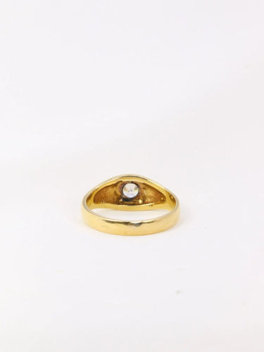 Bague Bague jonc anglais diamant 0,15ct 58 Facettes J8