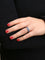 Bague 54.5 Bague jonc Or blanc Diamants Saphirs 58 Facettes J165
