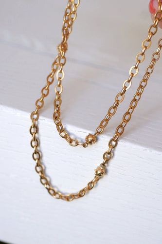 Collier Sautoir ancien en or rose 58 Facettes