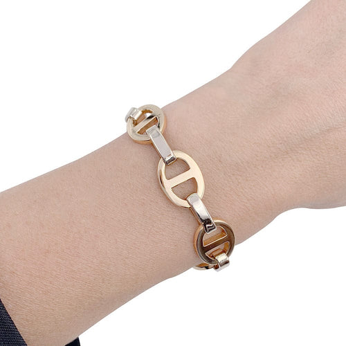Bracelet Bracelet deux ors maille marine. 58 Facettes 32406