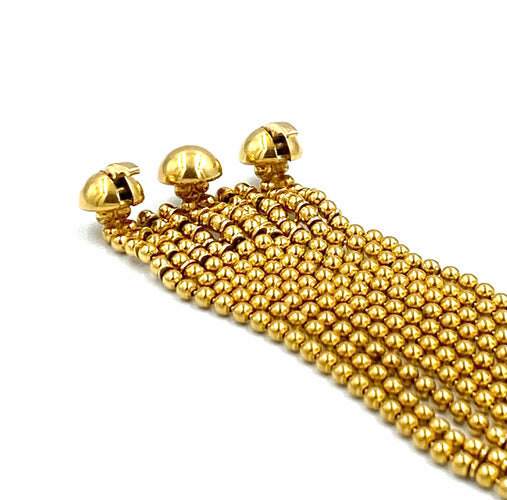 Bracelet Cartier. Bracelet Draperie or jaune 18K 58 Facettes