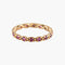 Bague 52 / Rubis / Or Jaune ALLIANCE "ROUGE" OR & RUBIS 58 Facettes BO/220065