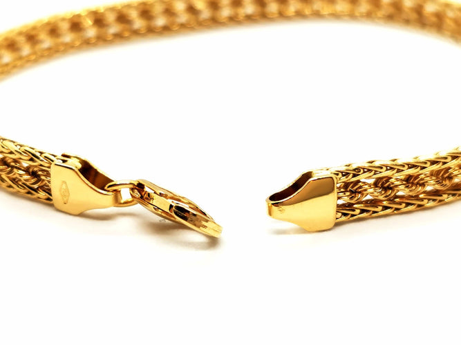 Bracelet Bracelet Maille palmier Or jaune 58 Facettes 1639186CN