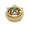 Bague 49 Bague vintage or jaune, émeraudes. 58 Facettes 32325