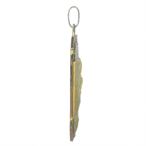 Pendentif Médaille Art Déco Diamants Vierge Marie et l'enfant Jésus 58 Facettes 23191-0435