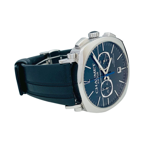 Montre Montre Chaumet "Dandy" en acier, cuir. 58 Facettes 31426