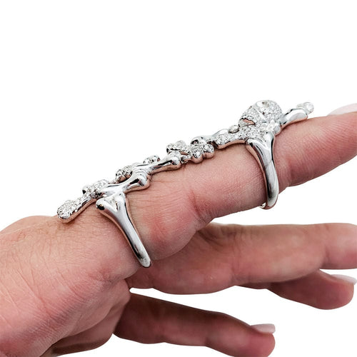 Bague 53 Bague Lauren Rubinski "Vanité" en or blanc et diamants. 58 Facettes 30657