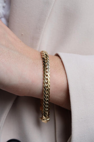 Bracelet Bracelet Maille anglaise Or jaune 58 Facettes 2057876CN
