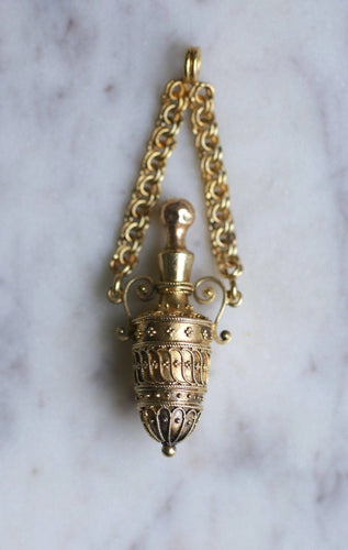 Pendentif Pendentif flacon à sels amphore en or 58 Facettes