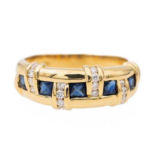 Bague 55 Bague Or jaune Saphir 58 Facettes 2699593CN