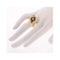 Bague 54 Bague saphirs 1 carat, émeraudes 0.15 carat et diamant 0.11 carat en or jaune 58 Facettes 228650