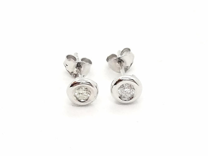 Boucles d'oreilles Boucles d'oreilles Or blanc Diamant 58 Facettes 579259RV