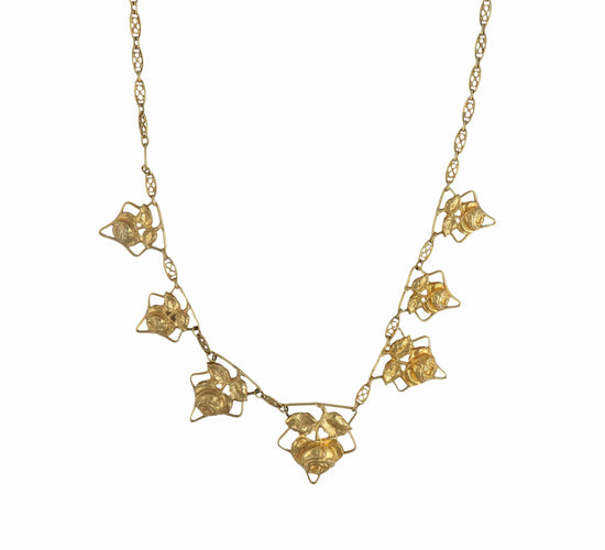Collier COLLIER OR ART NOUVEAU 58 Facettes BO/220121