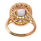 Bague 54 bague de fiançailles diamant taille rose 58 Facettes 23251-0317