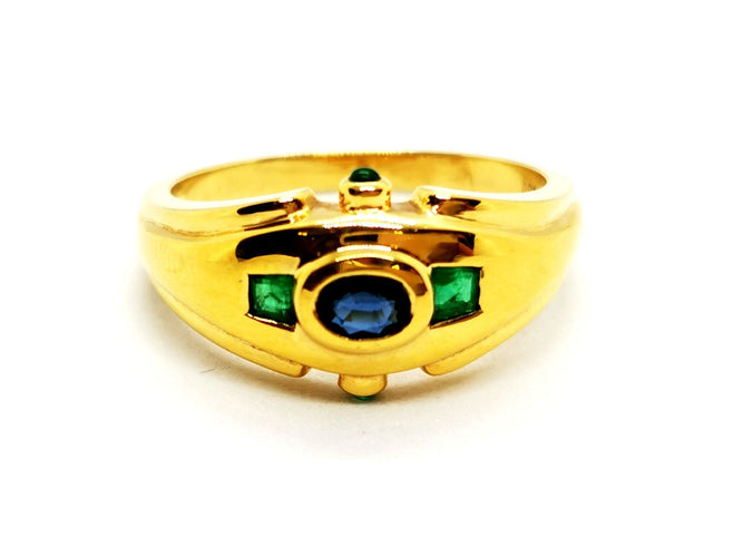 Bague 54 Bague Or jaune Saphir 58 Facettes 1141397CD