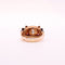 Bague Bague Tank pierre blanches, rubis 58 Facettes
