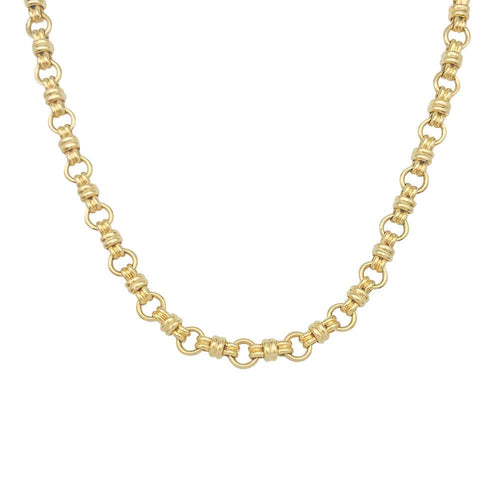 Collier Collier vintage maille marine en or jaune. 58 Facettes 31574
