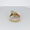 Bague Bague en or jaune motif floral 58 Facettes 20503