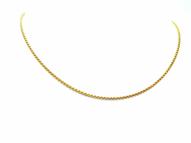 Collier Collier Maille jaseron Or jaune 58 Facettes 947796CD